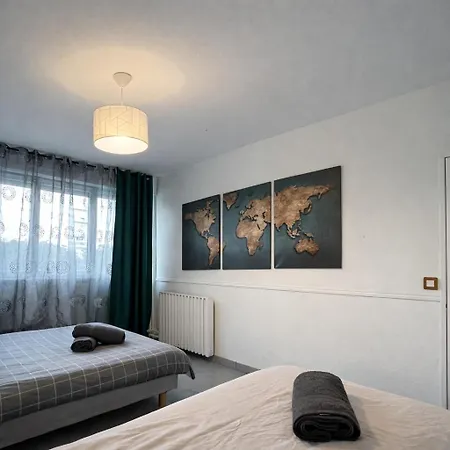 Апартаменты Elegant Rez-de-jardin 4 A Анже